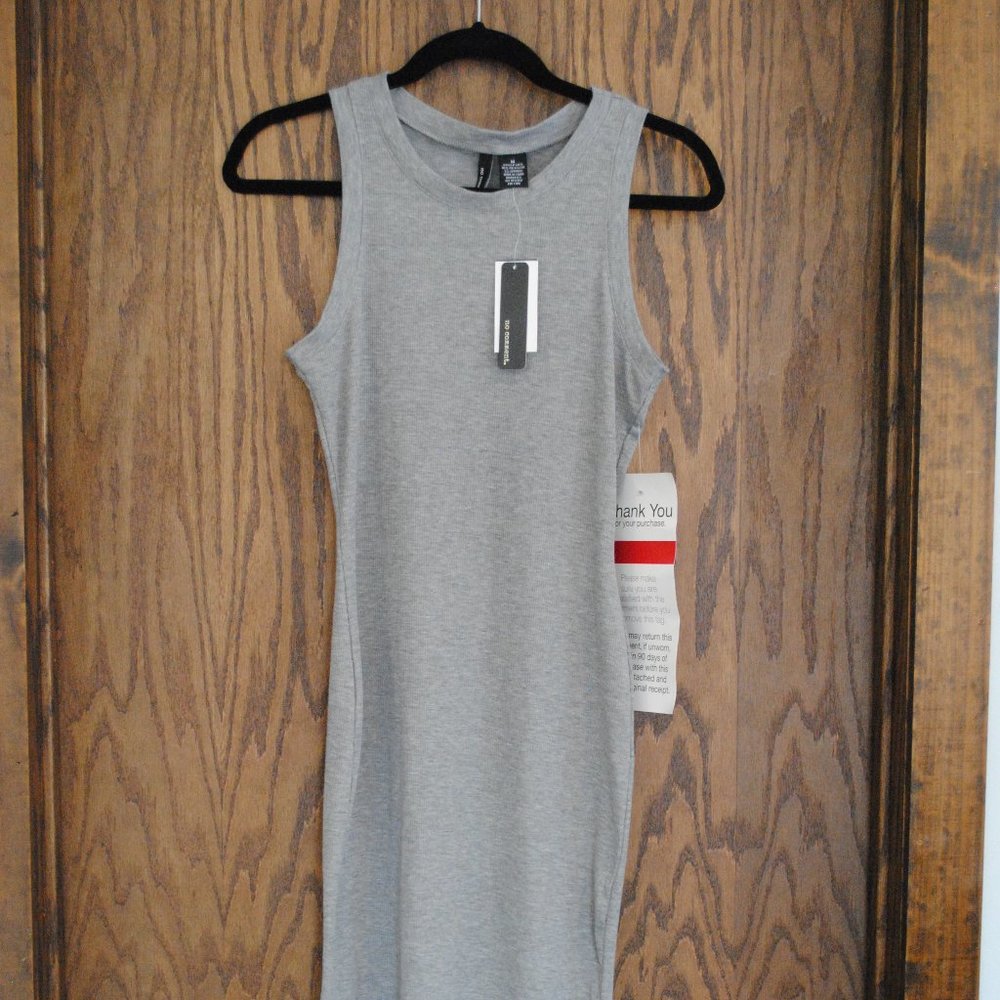 NO COMMENT MIDI DRESS